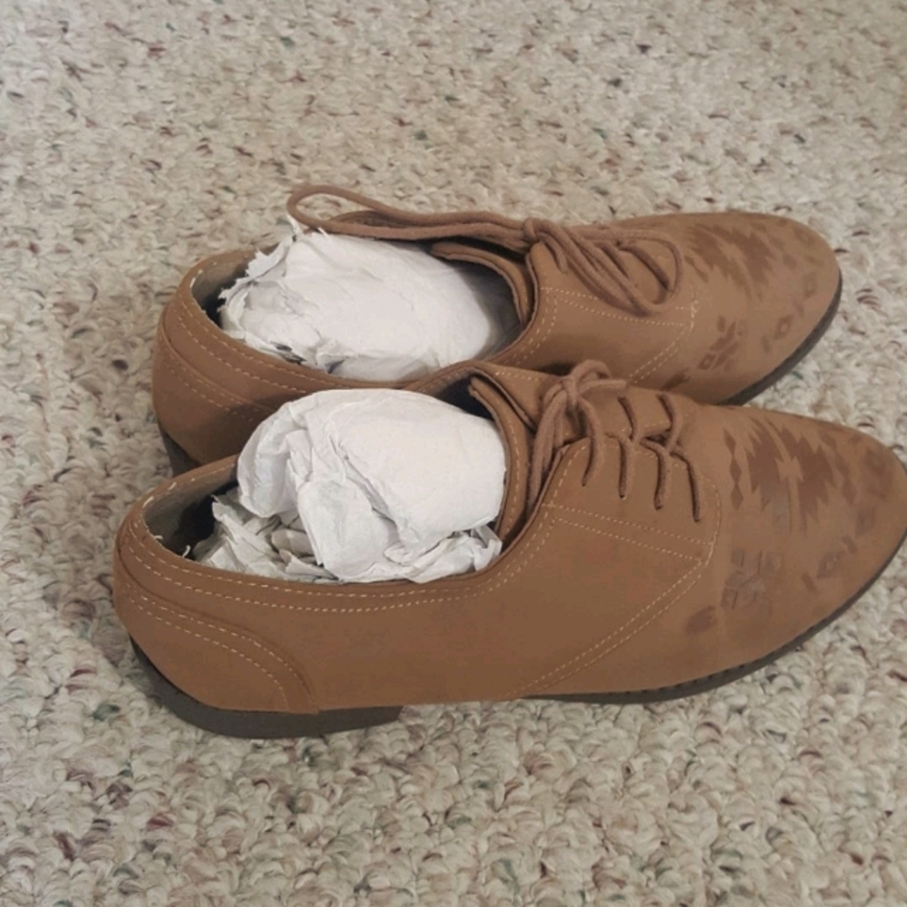 Brown shoes